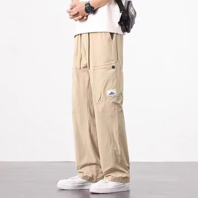 2025新款工装裤男直筒长裤子春夏宽松百搭休闲长裤