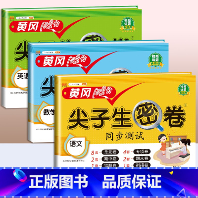 [3本]语文+数学+英语(人教版) 六年级下 [正版]一年级试卷测试卷全套二年级三四五六年级上册语文数学英语真题试卷人教