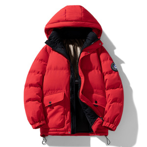 情侣款冬季棉衣加厚保暖青少年休闲户外男装宽松百搭棉服潮流外套