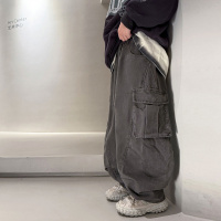 男童裤子2026春装新款儿童工装裤洋气长裤港风中大童休闲裤潮