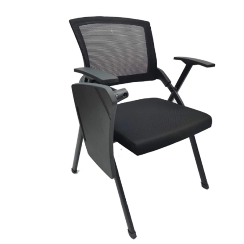 羽凡莱 带写字板培训椅折叠椅 黑色 把