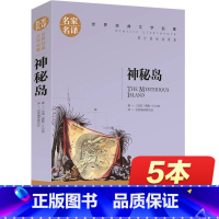 [正版]神秘岛 书免邮 小学生凡尔纳科幻小说全集 名家名译 儒勒凡尔纳的书 世界文学名著书籍 全套经典原著 书必读