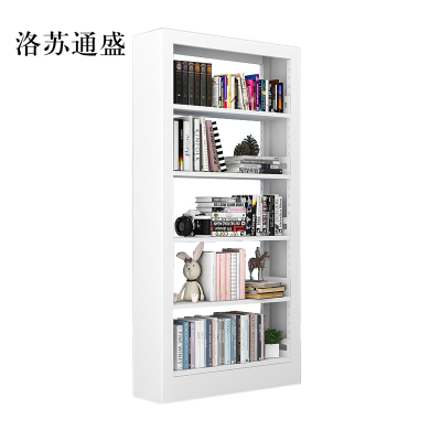 洛苏通盛图书馆书架阅览室货架资料档案架钢制书架单面五层主架常规款