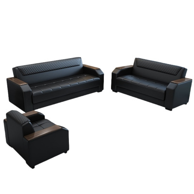 悦兴诚商务沙发套装185*78*78cm(1+2+3)套