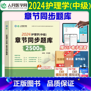 [正版]2024年主管护师护理学中级2500题章节同步题库练习题集全国卫生专业技术资格考试用书搭配人卫版习题军医历年真