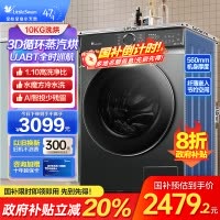 小天鹅(LittleSwan)滚筒洗衣机全自动 洗烘一体机 水魔方护形护色 10公斤大容量[TD100V618PLUS]