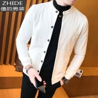 SUNTEK春秋季新款外套2020社会小伙衣服潮流百搭男装韩版修身精夹克男夹克