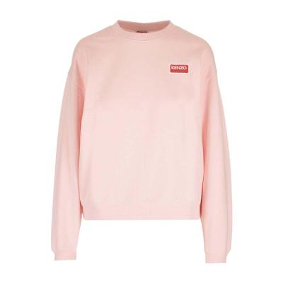 高田贤三(Kenzo)女士运动徽标圆领卫衣套头休闲舒适百搭配色时尚