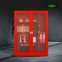 尔迈 消防柜微型消防站消防工具展示柜应急柜 1200*390*1600 含器材