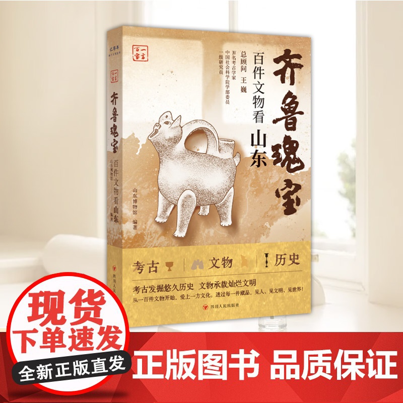 一方百宝:齐鲁瑰宝 百件文物看山东 考古文物历史 齐鲁大地山东故事 考古发掘悠久历史文物承载灿烂文明 四川人民出版社