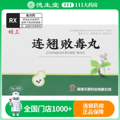 坝上 连翘败毒丸 9g*6袋/盒