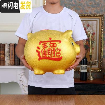 三维工匠储钱罐儿童大人用家用储蓄罐女生可爱大容量只进不出不可取 [只进不出]12寸(长约28厘米)可存储约5000个硬币