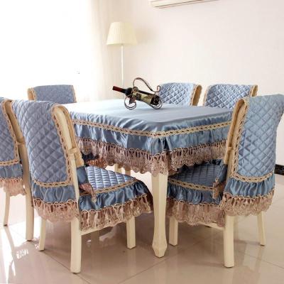 家柏饰(CORATED)欧式茶几桌布布艺长方形餐桌布椅套椅垫套装椅子套罩简约现代家用