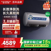 AO史密斯电热水器80升 国家补贴 80吨长效净水洗 免清洗 3kW变频速热 金圭特护 E80ED6