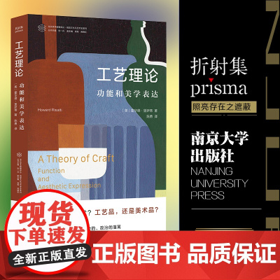 工艺理论:功能和美学表达 当代学术棱镜译丛 [美]霍华德·里萨蒂 工艺是什么?它与美术或设计有何不同?南京大学出版社
