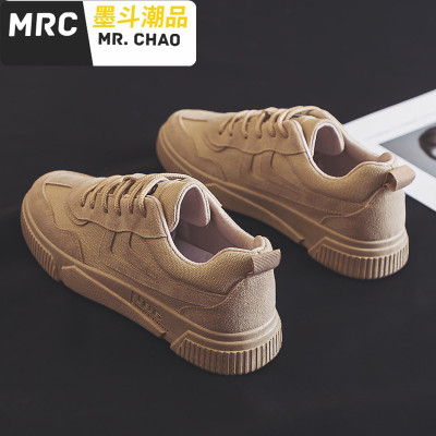 2020春季新款帆布潮鞋女鞋韩版百搭低帮学生网红休闲板鞋ulzzang墨斗潮品休闲鞋