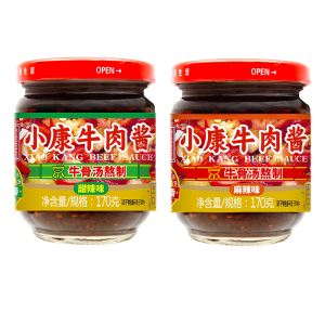 小康牛肉酱辣椒酱雪菜肉丝爆椒凤尾佐餐下饭酱拌米饭拌面火锅蘸酱