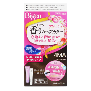 美源(MEIYUAN)花果香染发膏 4MA栗棕色(日本进口染发剂 健康遮盖白发染发霜 男女兼用)