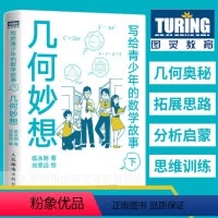 [正版]几何妙想 写给青少年的数学故事 下 小学生五六年级初中高中数学思维训练分析 中学生课外科普读物 读故事学几何