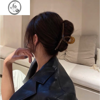 JiMi加大号 果冻巨大韩国奶奶抓夹洗澡后脑勺发夹子高级慵懒ins发量多