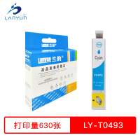 兰韵 T0492蓝色墨盒 适用爱普生R210/R230/310/RX510/650