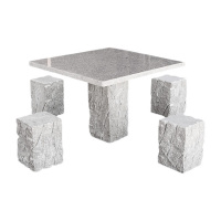 原环 石桌椅 900*900mm 套