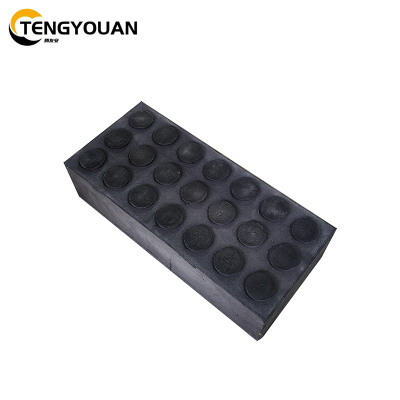 腾友安 橡胶双面防滑垫块 380*155*100mm/块