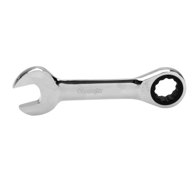 长鹿 短柄镜面两用棘轮扳手 13mm