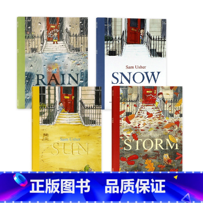 雪 太阳 风暴和雨4册套装 [正版]四季雪太阳风暴和雨4册 英文原版 Sam Usher Seasons rain su