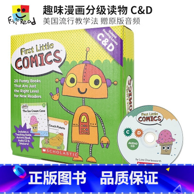 [正版]First Little Comics - Guided Reading levels C&D 学乐 趣味漫画