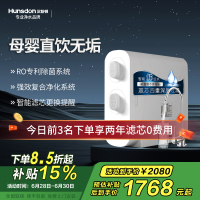 汉斯顿/Hunsdon 0阻垢剂添加净水器家用直饮净水机厨下式RO反渗透母婴直饮机自来水过滤器D3
