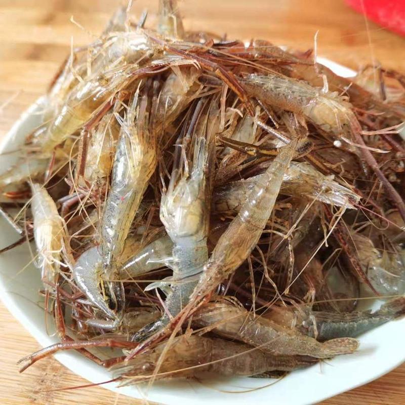 赛卡伊 微山湖小河虾新鲜淡水鲜活速冻小白虾小土虾小明虾 半斤装盒装