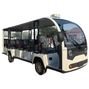 禾呈心采 电动观光车五排14座 接待车电动四轮摆渡车 敞篷款