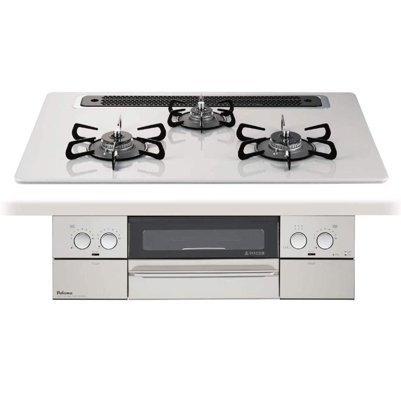 日本进口百乐满燃气灶WITHNA75嵌入式三眼灶煤气炉自动烤天然气24年新款PD-829WS-75CV