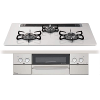 日本进口百乐满燃气灶WITHNA75嵌入式三眼灶煤气炉自动烤天然气24年新款PD-829WS-75CV