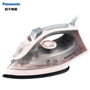 松下(panasonic)电熨斗家用蒸汽熨烫蒸汽烫衣服 1300W大功率干湿两用多功能多档调节NI-M105N粉色