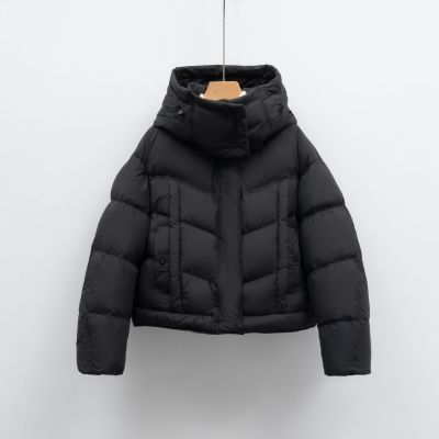 90绒新国标羽绒服女纯色加厚冬季短款鸭绒新款羽绒服_78524