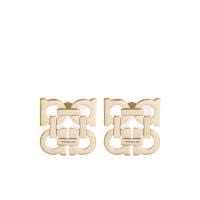 Ferragamo女款 brass 材质 四圈经典 耳夹 时尚百搭 无耳洞装饰耳环
