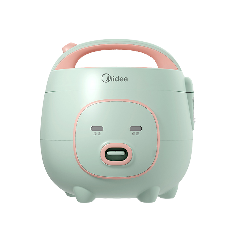美的(Midea)电饭煲电饭锅家用1.6L/升多功能迷你小型电煮饭锅不粘涂层带蒸笼一键蒸煮饭煮粥锅MB-FB16M161