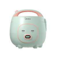 美的(Midea)电饭煲电饭锅家用1.6L/升多功能迷你小型电煮饭锅不粘涂层带蒸笼一键蒸煮饭煮粥锅MB-FB16M161