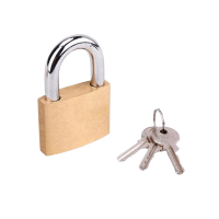 地造天成 SJ3900 60mm 单通开铜锁 挂锁 (计价单位:把) 黄色