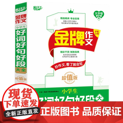 金牌作文 小学生好词好句好段大全 版