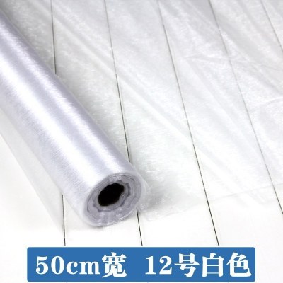 家柏饰(CORATED)玻璃纱布料 婚庆网纱楼梯扶手装饰纱幔沙曼婚礼婚房布置 结婚用品 50CM宽12号白色