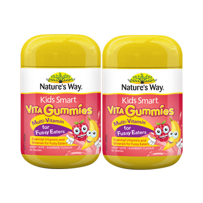 2件装|Nature's way 佳思敏 儿童吃饭香软糖 60粒/瓶