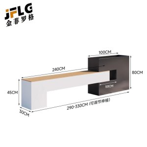 苏宁 金菲罗格 办公家具 户外镀锌板花箱防腐木坐凳座椅组合 花箱座椅290-330组合