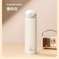 史努比正版卡通316食品级不锈钢保温杯便携弹盖车载杯大容量水杯
