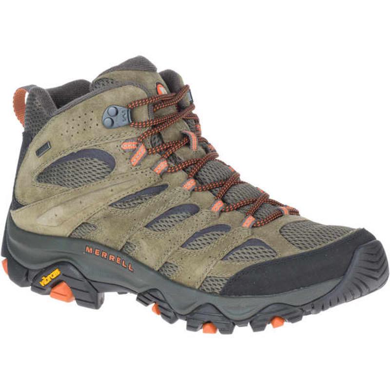 MERRELL男款防水透气登山靴户外徒步鞋中帮Gore-Tex防滑减震耐磨