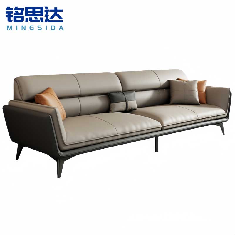铭思达皮艺沙发三人位张
