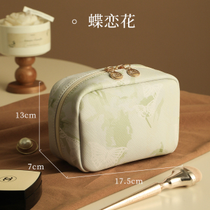 化妆包女2025新款便携式化妆品收纳小包分区小型手拿轻便补妆1085