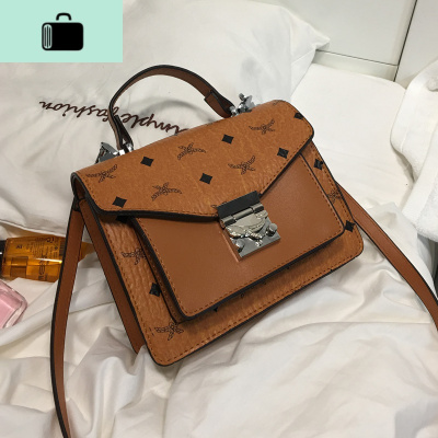 网红包包女2020新款时尚小方包韩版单肩包印花仙女斜挎包百搭小包NEW LAKE